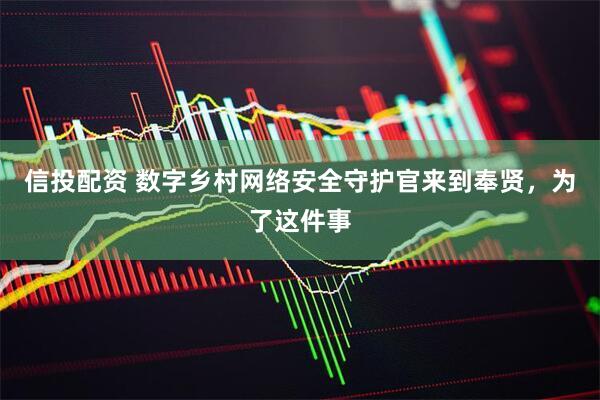信投配资 数字乡村网络安全守护官来到奉贤，为了这件事